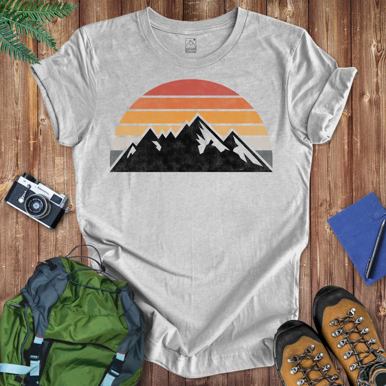 Sunset Mountain Tee T-Shirt Athletic Heather / S