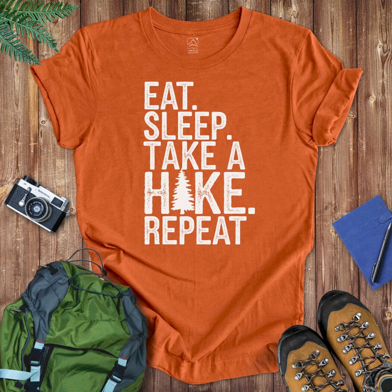 Take A Hike. Repeat. Tee T-Shirt Autumn / S