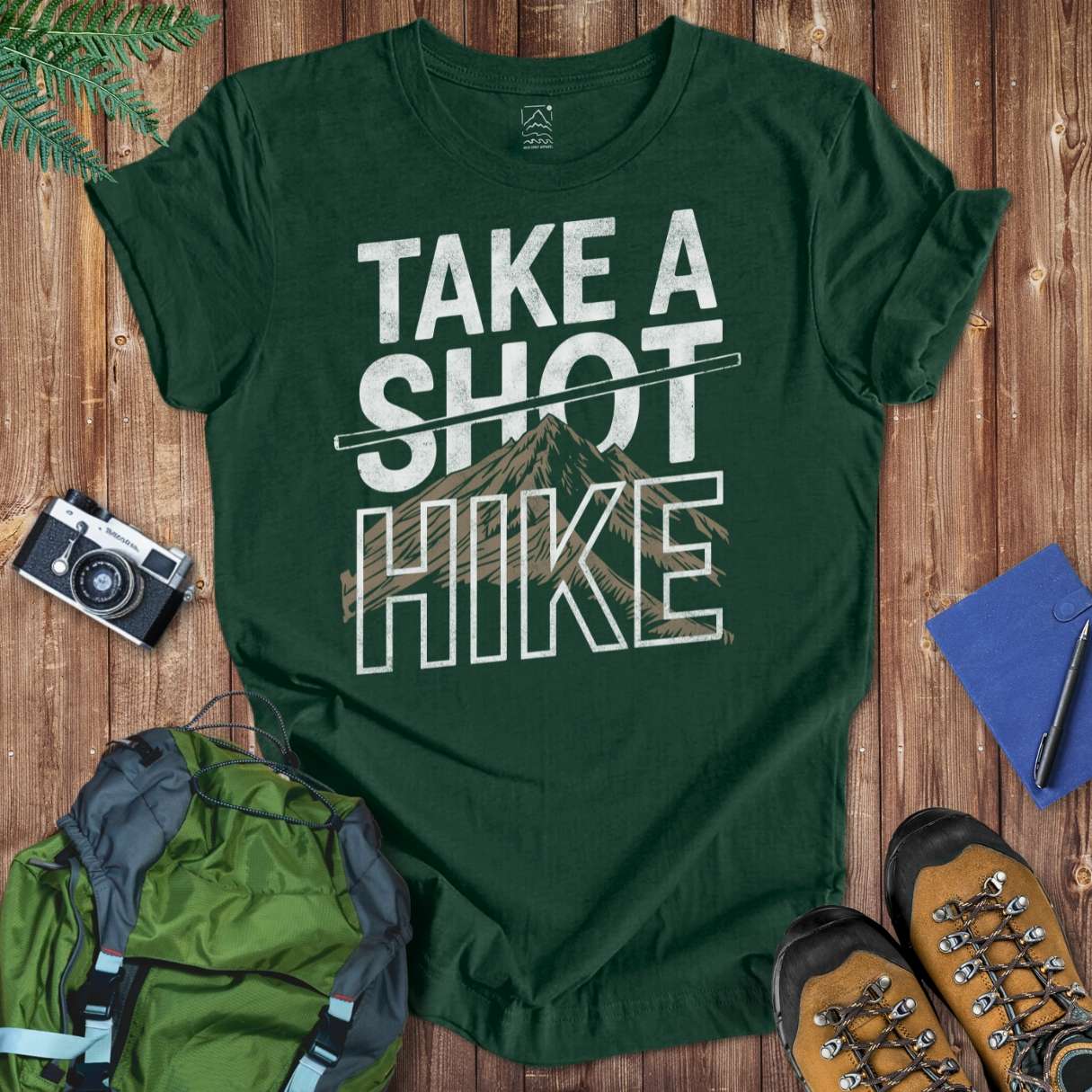 Take A Hike Tee T-Shirt Forest / S