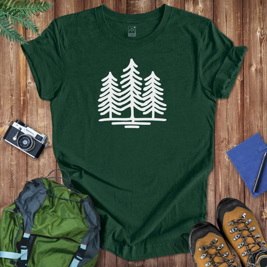 Three Pines Tee T-Shirt Forest / S