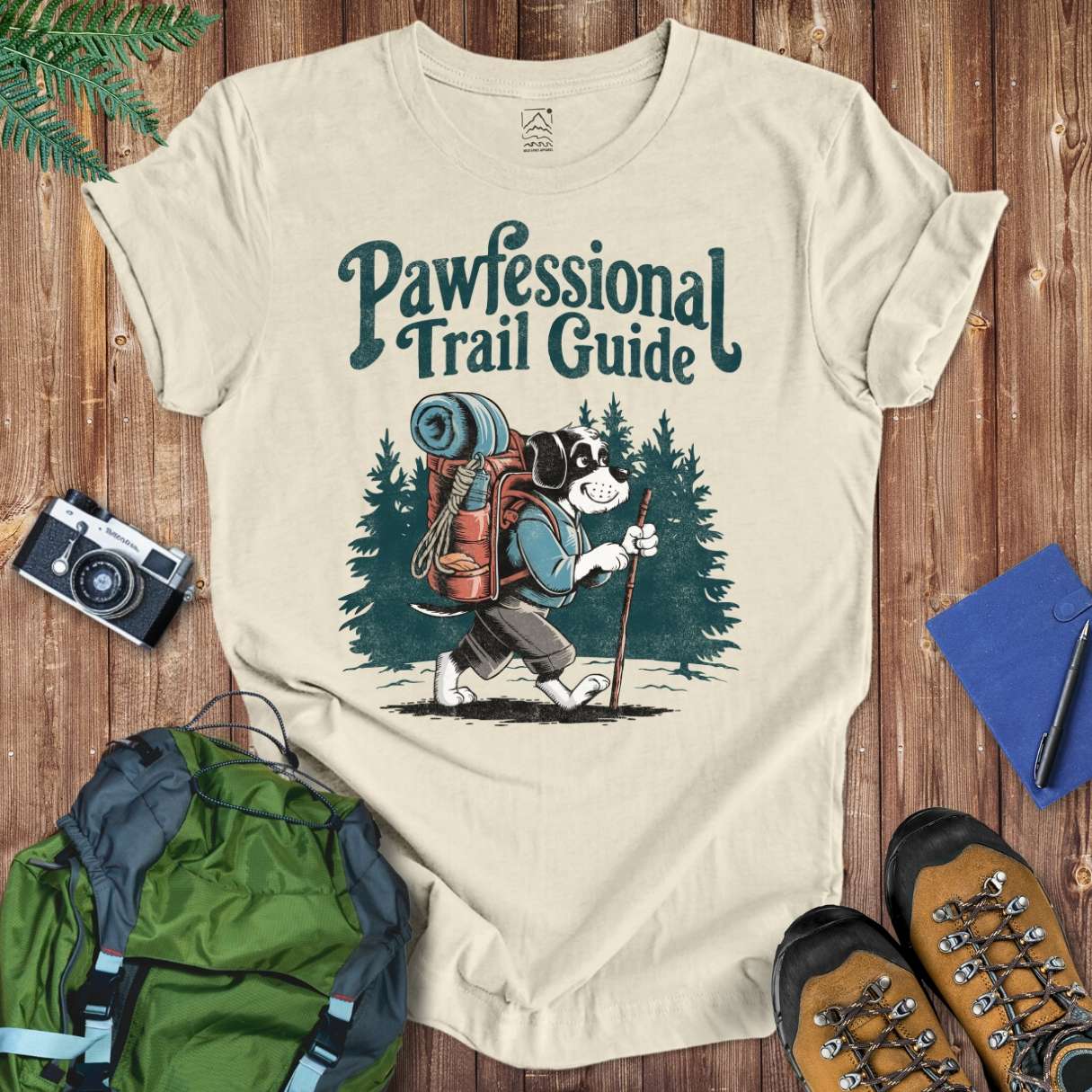 Trail Dog Tee T-Shirt Natural / S