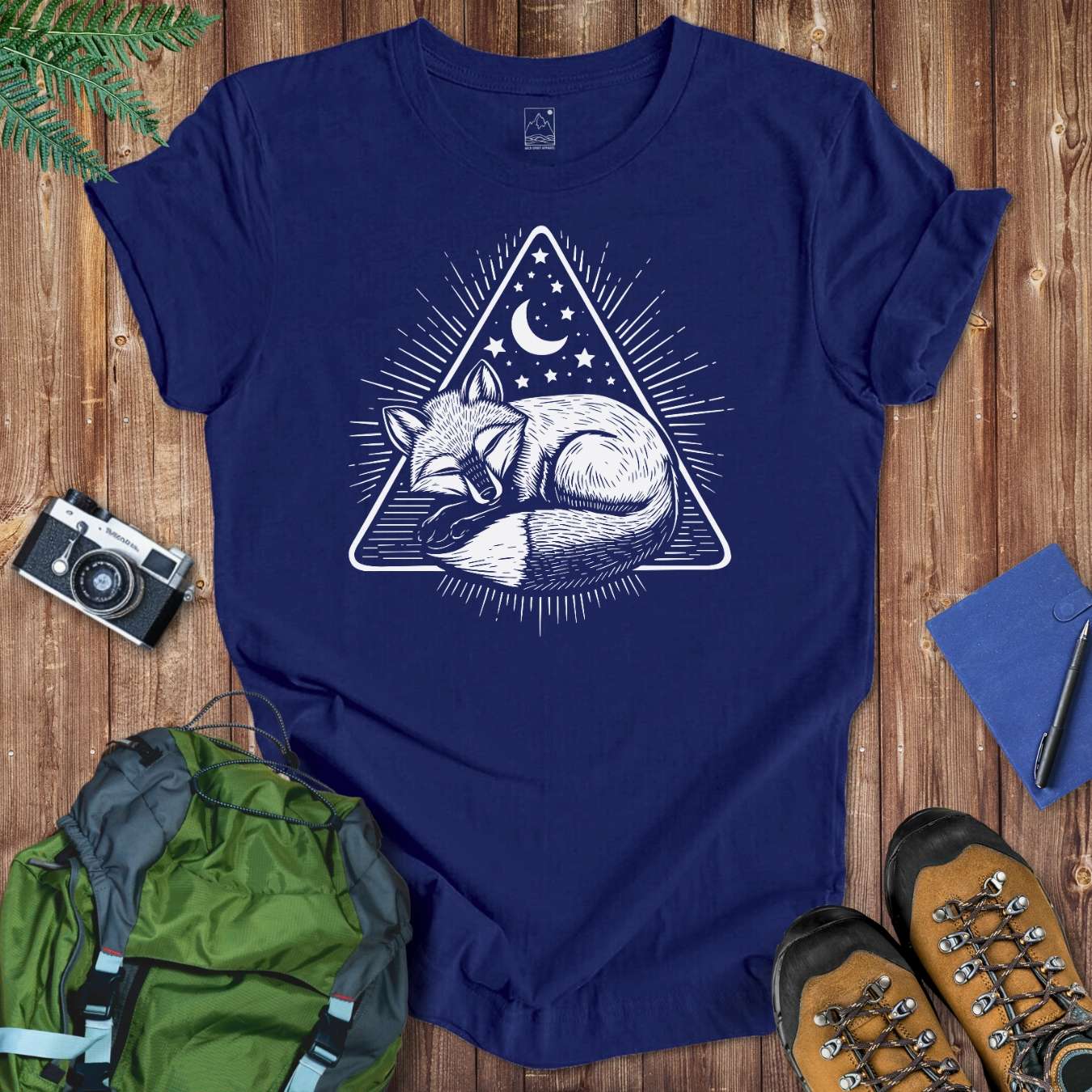 Tranquility Fox Tee T-Shirt Navy / S