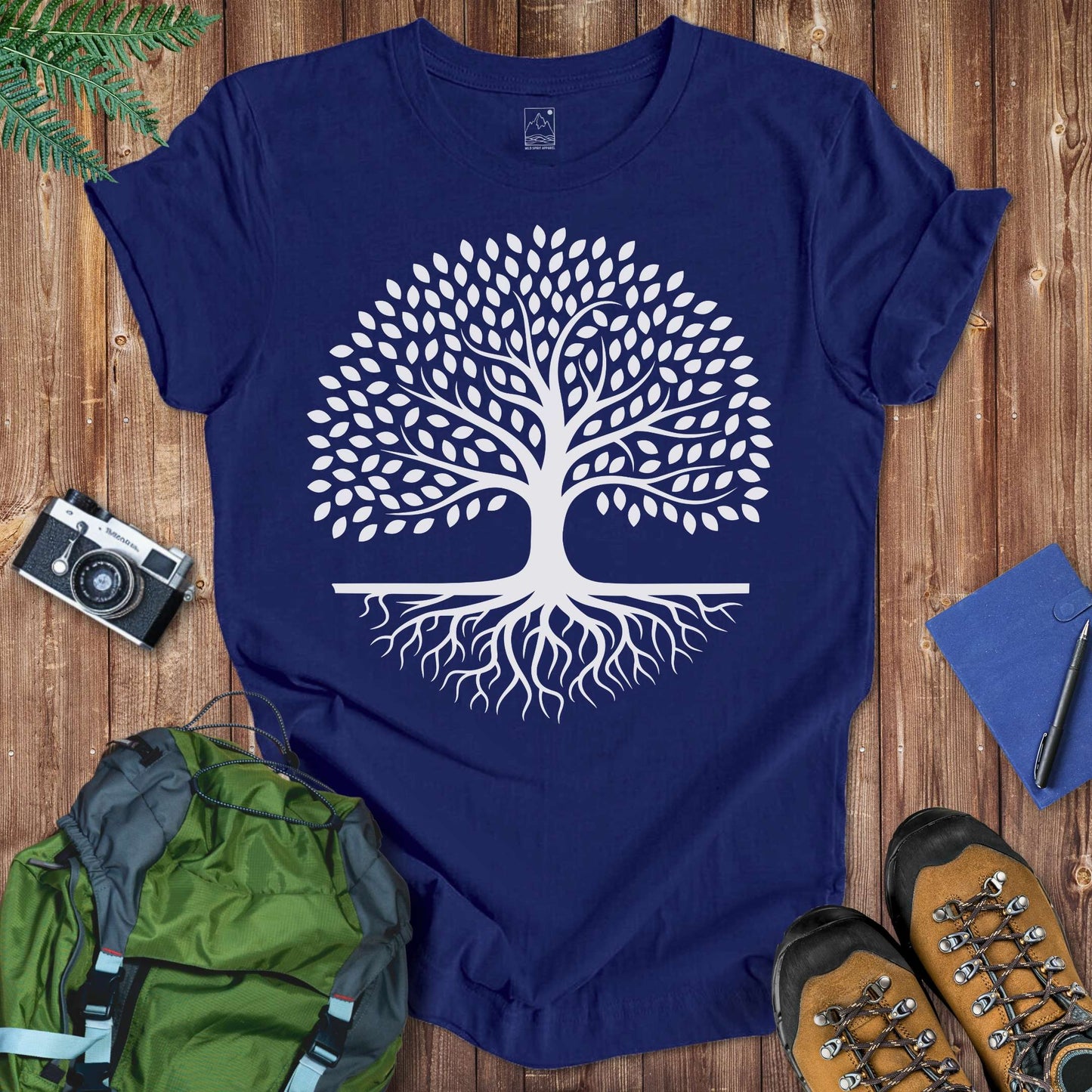 Tree Silhouette Tee T-Shirt Navy / S