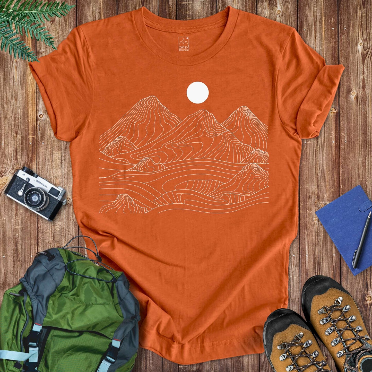 Wavy Mountains Tee T-Shirt Autumn / S