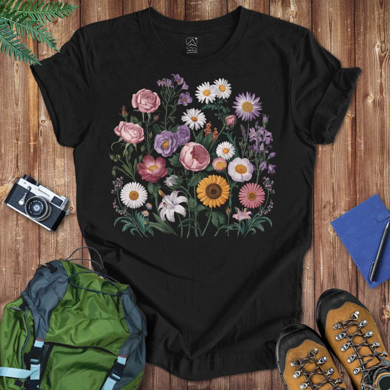 Wild Meadow Tee T-Shirt Black / S