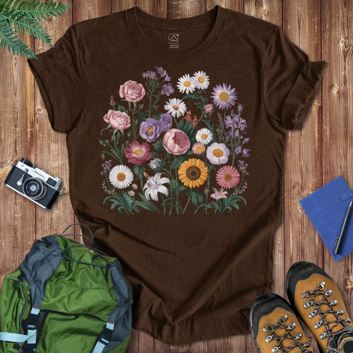 Wild Meadow Tee T-Shirt Brown / S