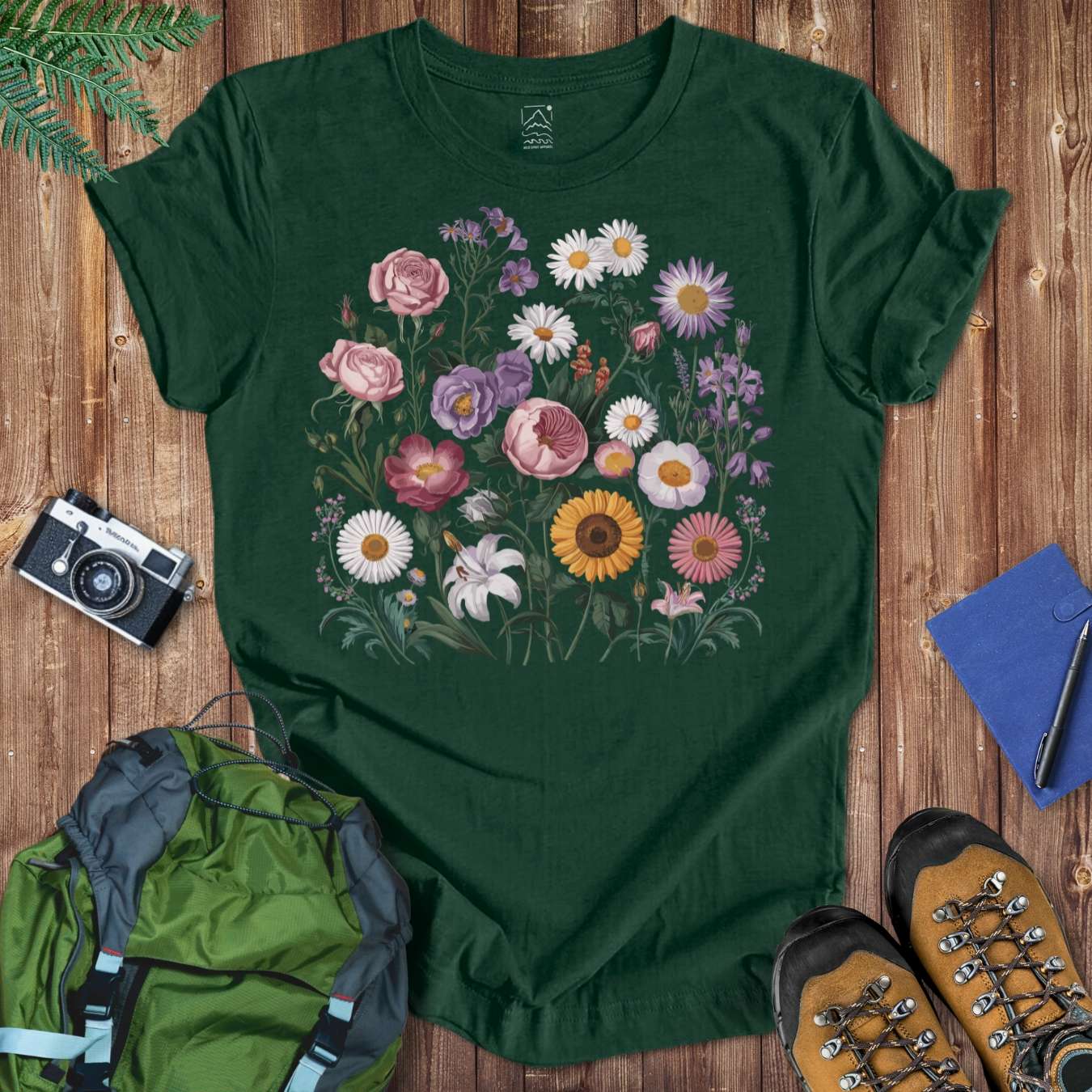 Wild Meadow Tee T-Shirt Forest / S