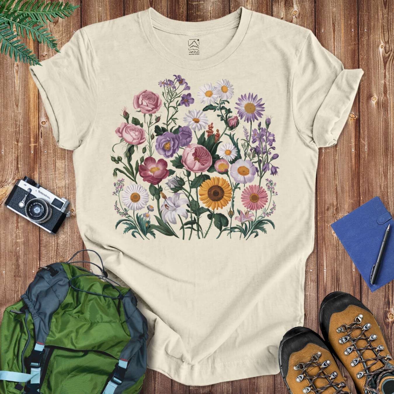 Wild Meadow Tee T-Shirt Natural / S